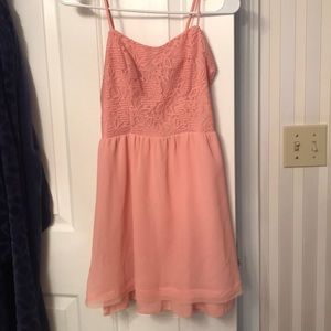 Pink spring dress
